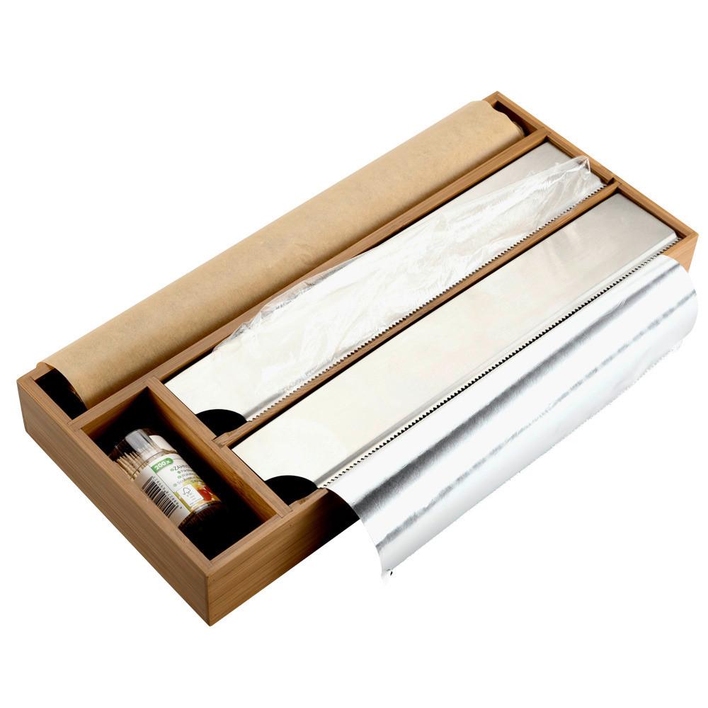 Auszugsorganisation Braun L: 42 cm - Braun, Basics, Naturmaterialien (42/19/5.4cm) - Kesper