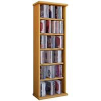 CD Regál Vostan buk - barvy buku, Konvenční, kompozitní dřevo (31/91,5/18cm) - MID.YOU