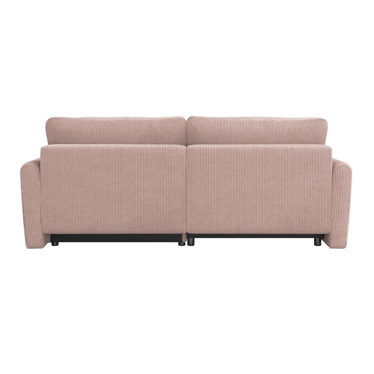 Ecksofa Josh Rosa S: 229x146 Cm - Rosa, Trend, Textil (229/146cm)