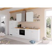 Küchenleerblock Ip3150 - Eichefarben/Weiß, Design, Holzwerkstoff (330cm) - Impuls