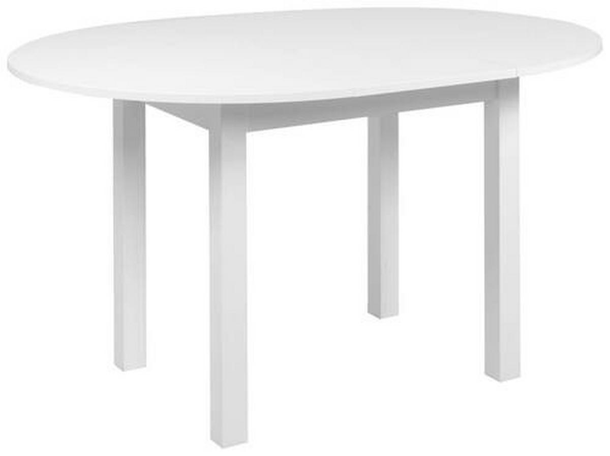 Esstisch Coburg 100 - Weiß, Basics, Holzwerkstoff (100/75cm) - MID.YOU