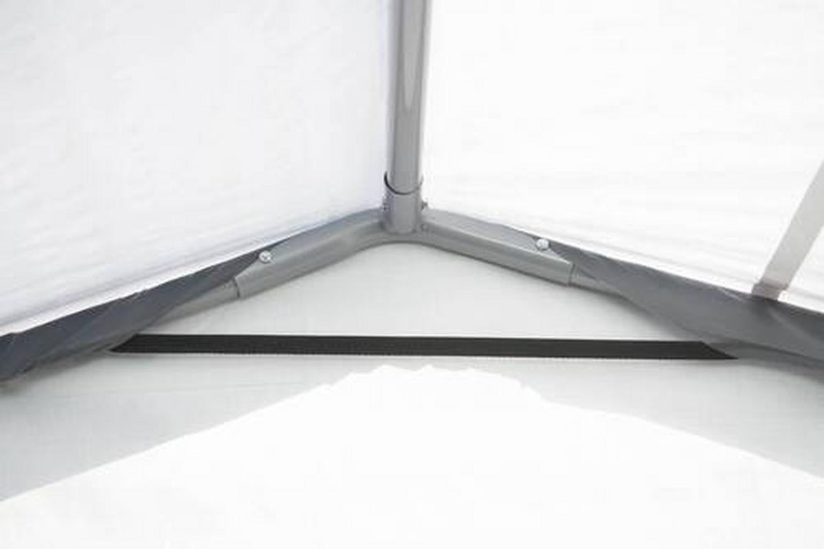 Zeltgarage Garage-In-A-Box 18,3m² - Grau, Basics, Kunststoff (300/240/610cm)