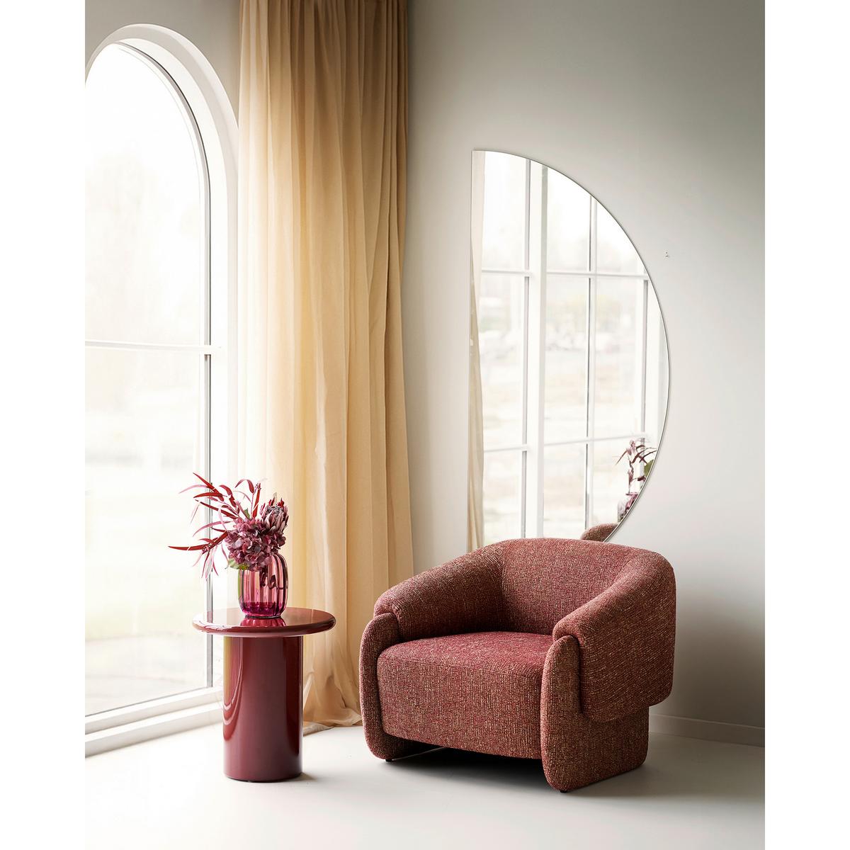 Beistelltisch Otago Bordeaux B: 45cm - Bordeaux, Design, Holzwerkstoff (45/45/50cm) - MID.YOU