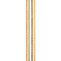 Akustikpaneel Eiche Hellbraun - Hellbraun, KONVENTIONELL, Holzwerkstoff (250/3.5/0.9cm) - Novel