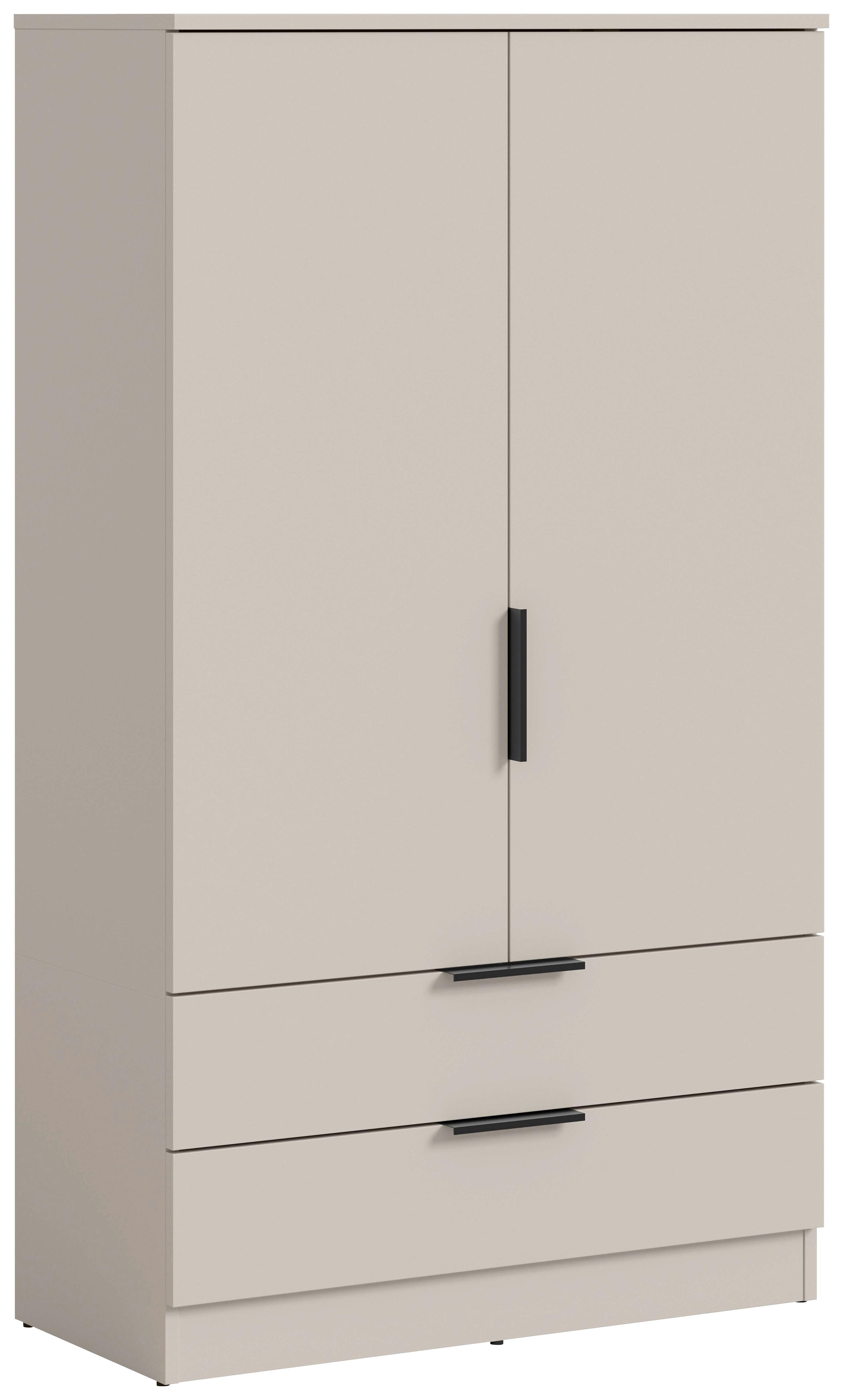 DREHTÜRENSCHRANK Kopenhagen Kaschmir B: 80cm - Kaschmir, MODERN, Holzwerkstoff (80/140/37cm) - Livetastic