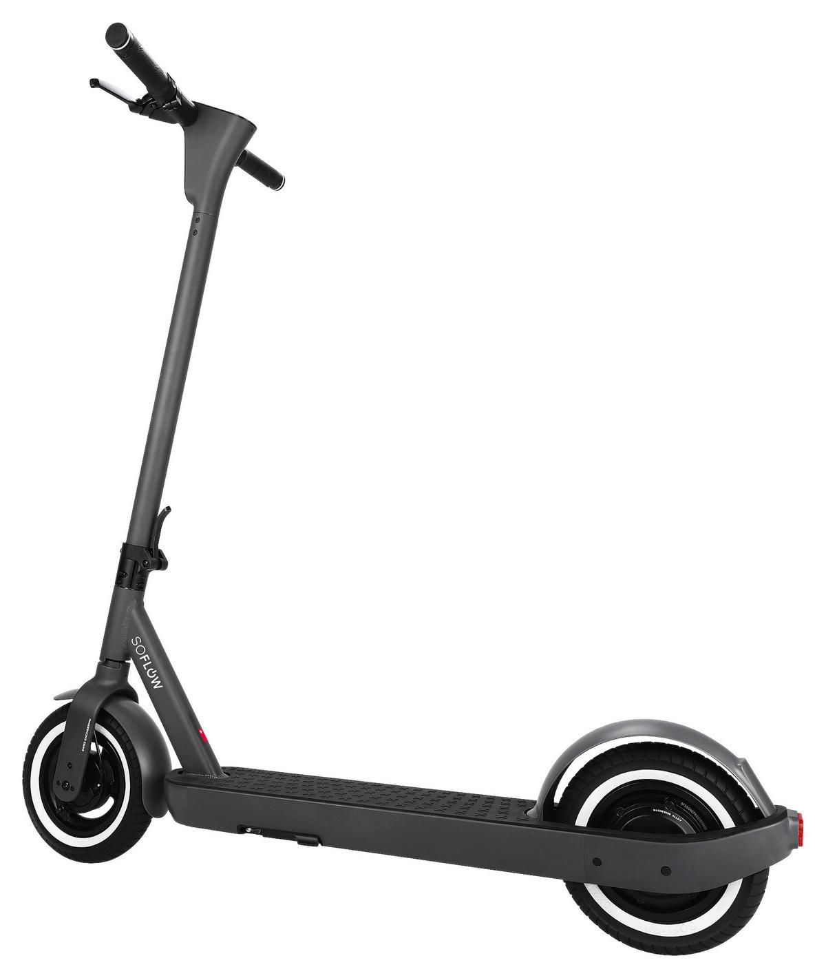 Elektroscooter Soflow Schwarz, Reichweite: ca. 65 km - Schwarz, KONVENTIONELL, Metall (119/116/51,8cm)