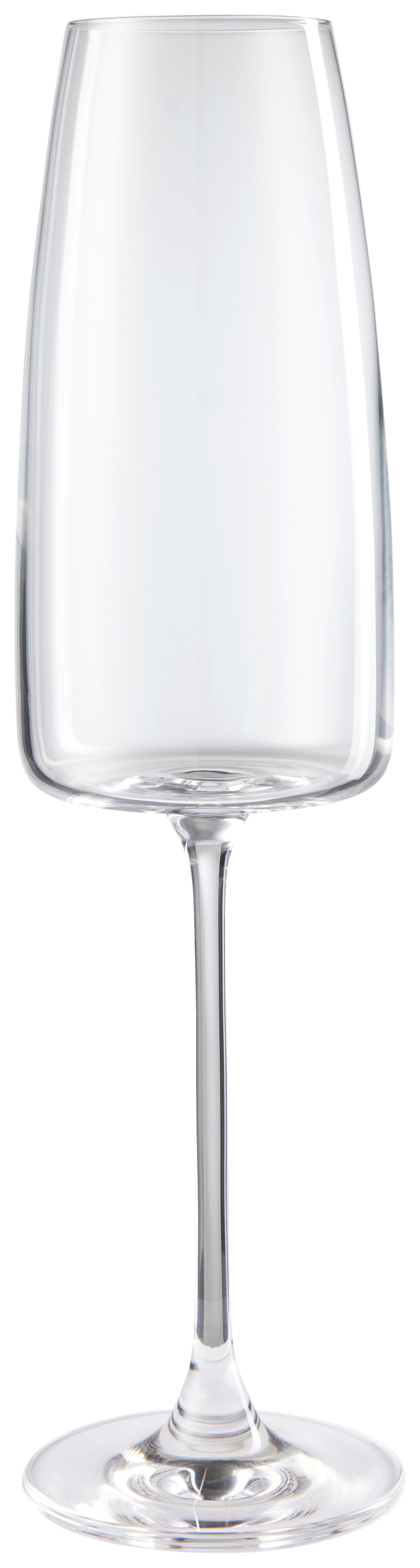 Sklenice Na Sekt Kiki, 340ml - průhledné, Moderní, sklo (6,6/25cm) - Premium Living