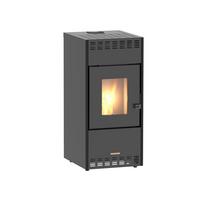 Pelletofen Mareni Schwarz Metall 8 Kw Mit Wi-Fi - Schwarz, Basics, Metall (45/55/99cm)