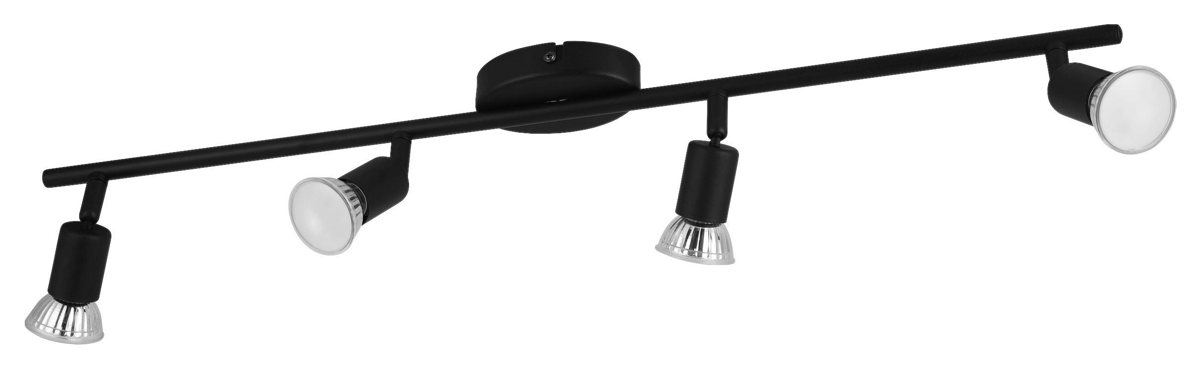 LED-Deckenleuchte Buzz-Led L: 68,5 - Schwarz, Basics, Metall (6,5/68,5cm)