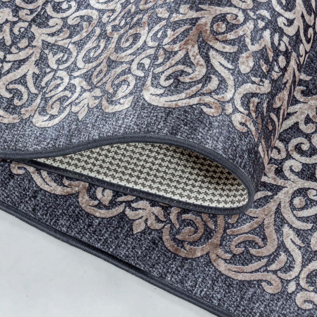 Flachwebteppich Fiesta - Schwarz, Design, Textil (200/290cm) - Novel