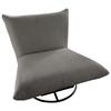 Relaxsessel Cremona Stoffbezug Grau - Schwarz/Grau, Design, Textil (100/78/96cm) - Livetastic