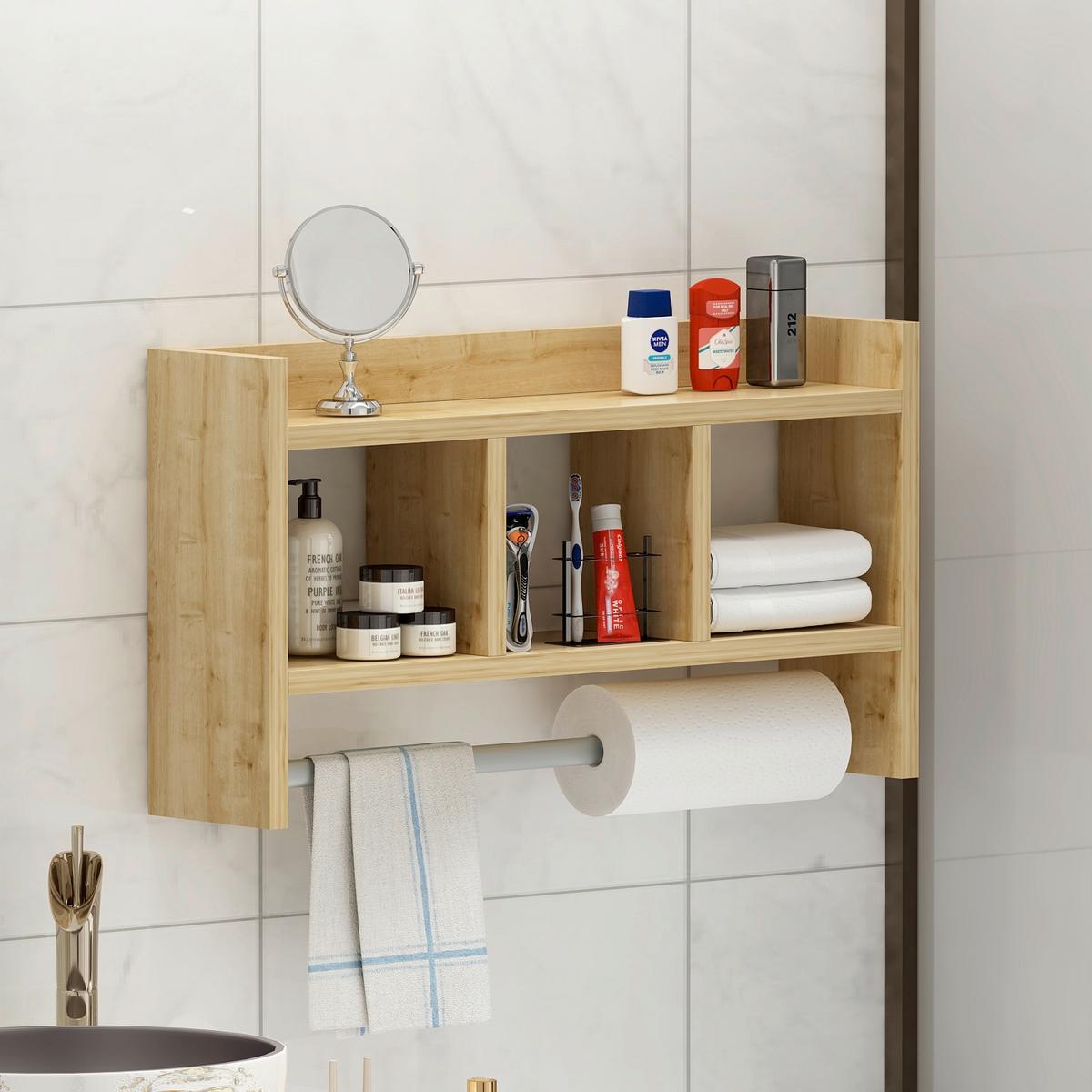 Küchenregal Asya, Eichefarben B: 64 Cm - Eichefarben, Design, Holzwerkstoff (64/35/15cm) - Livetastic