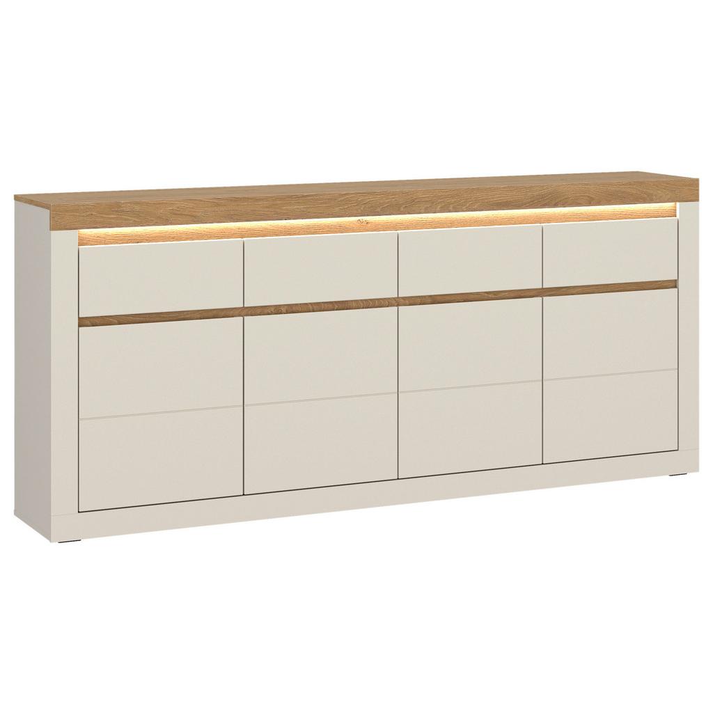 Kommode NAXXAR Eichefarben/Kaschmir B: 194 cm