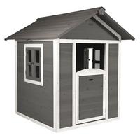 Spielhaus Lodge Grau - Weiß/Grau, LIFESTYLE, Holz (135/111/133cm)