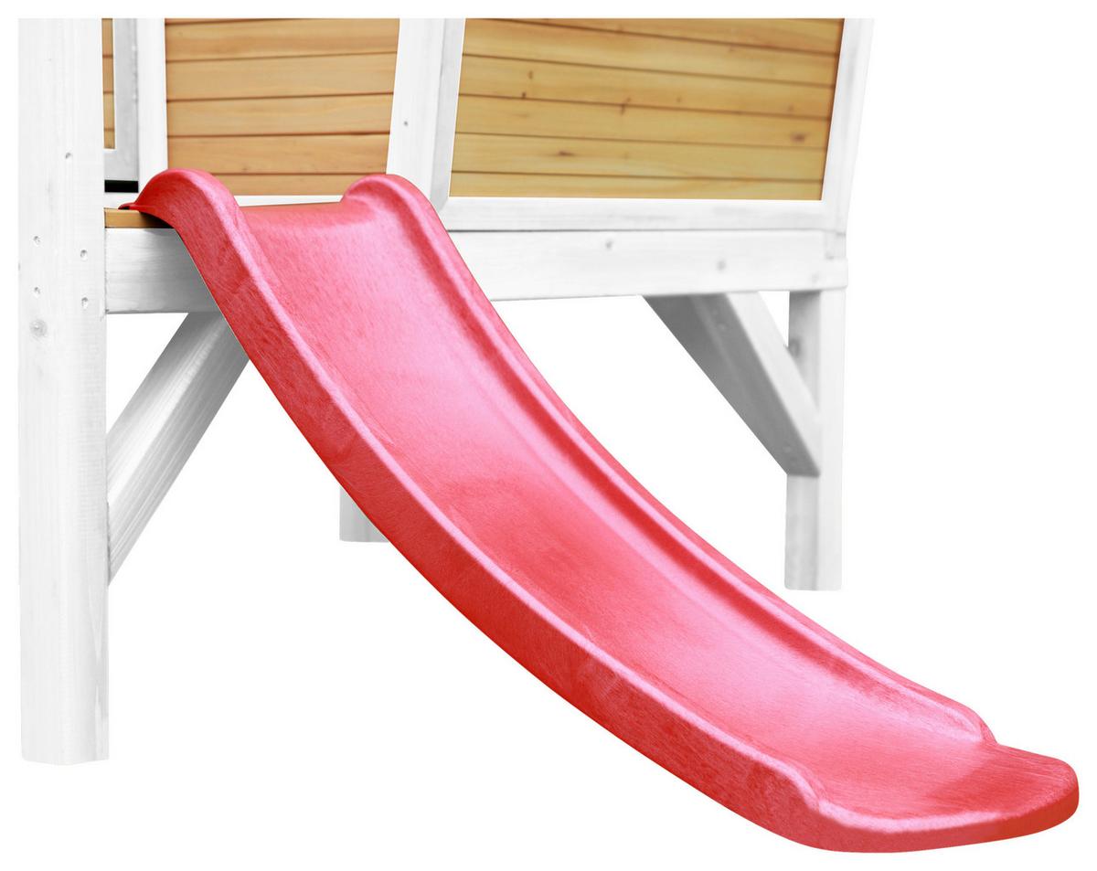 Spielhaus A030.045.21 - Rot/Braun, KONVENTIONELL, Holz/Kunststoff (264/203/177cm) - Ambia Garden
