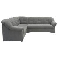 Ecksofa Mit Schlaffunktion Papenburg Dunkelgrau - Dunkelgrau/Schwarz, KONVENTIONELL, Textil (192/243cm) - MID.YOU
