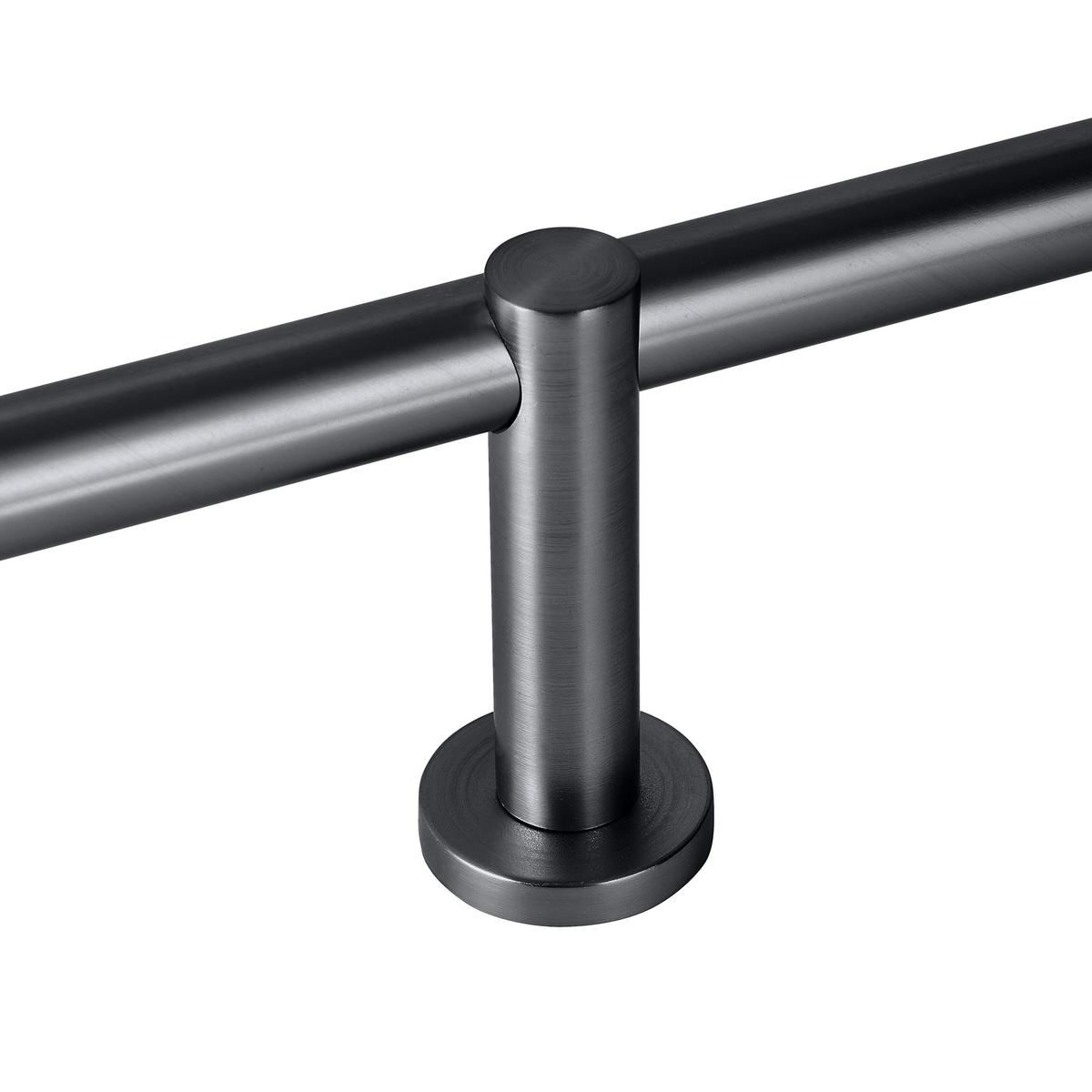 GARNÝŽ S PŘÍSLUŠENSTVÍM Rillcube, 210/1,9/1,9cm - tmavě šedá, kov (210-400cm) - Premium Living