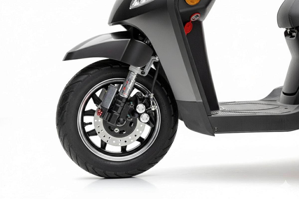 E-Seniorenmobil YOGI-IQL Lithium-Akku, 3-Rad, 1000W - Grau, Basics, Kunststoff/Metall (152/67/102cm)