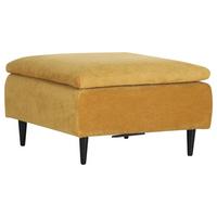 Hocker Fynn, Senfgelb B: 75 cm - Senfgelb/Schwarz, KONVENTIONELL, Textil (75/45/75cm) - MID.YOU