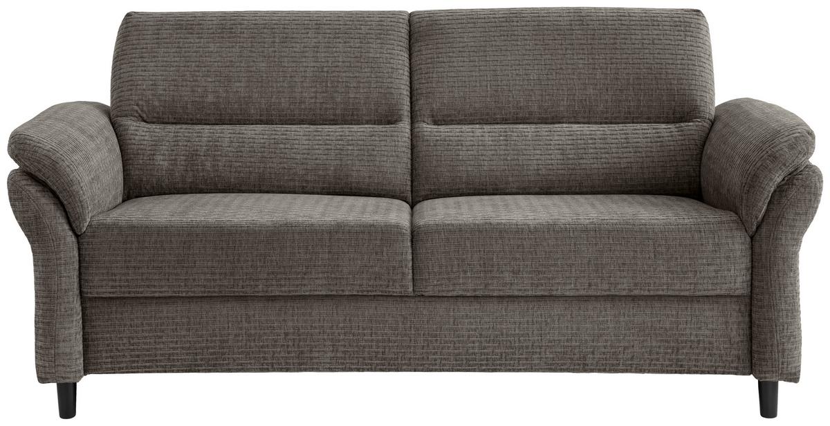 3-Sitzer-Sofa Cavoli, Graubraun B: 192 cm - Graubraun/Schwarz, MODERN, Textil (192/90/89cm) - Livetastic