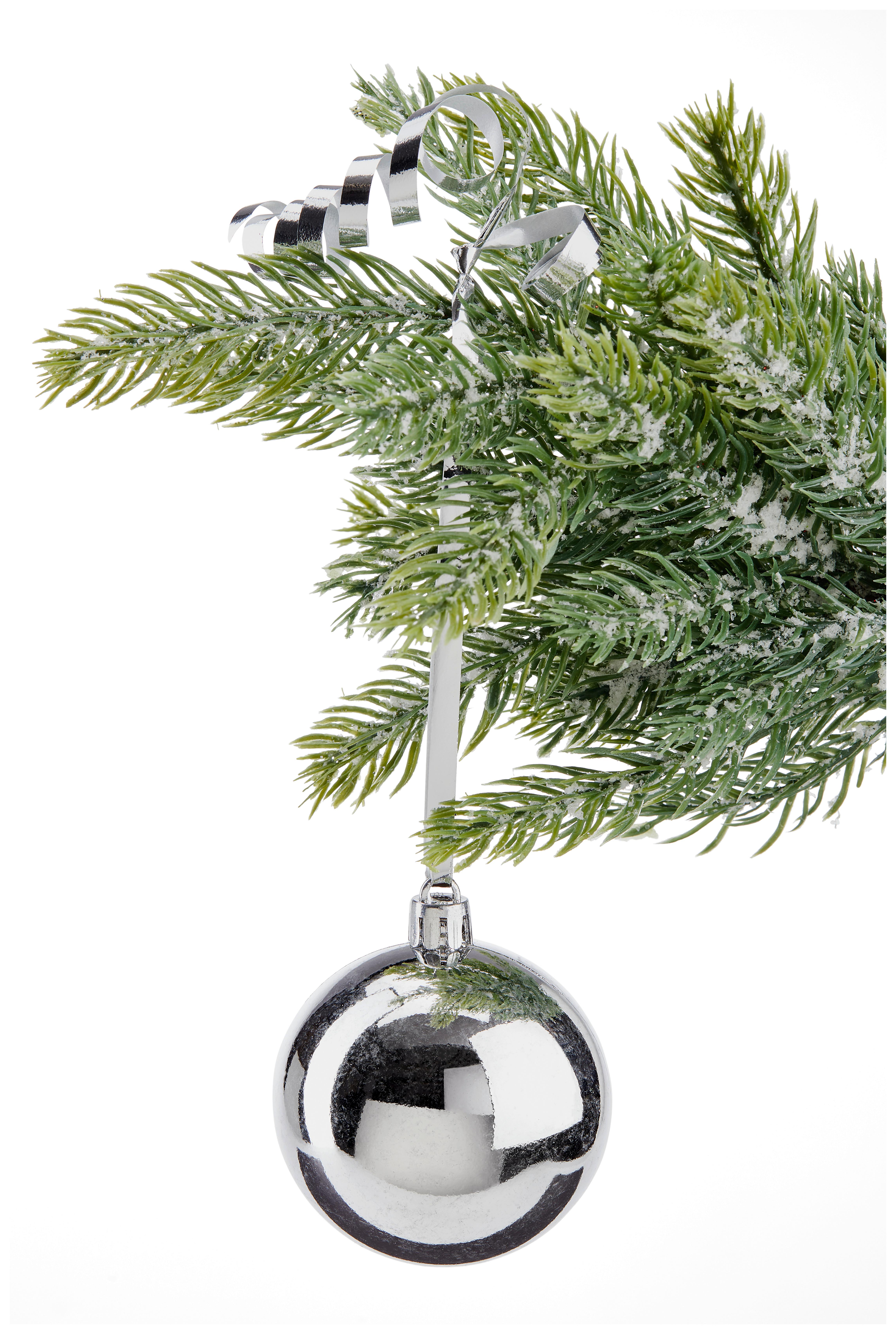 Karácsonyfagömbszett Daya - ezüstszínű, Basics, műanyag (6cm) - Luca Bessoni
