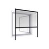 Fliegengitter Rollo 100x160 cm Anthrazit ohne Bohren - Anthrazit, Basics (100/160cm)