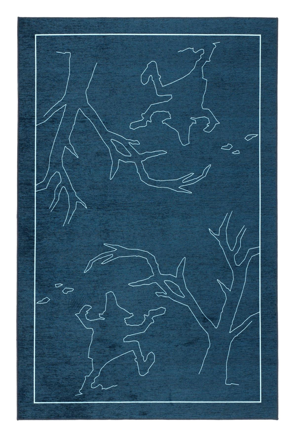 Kinderteppich Blau 110x170 Cm Gr-904b 110x170 - Blau, Trend, Textil (110/170cm)