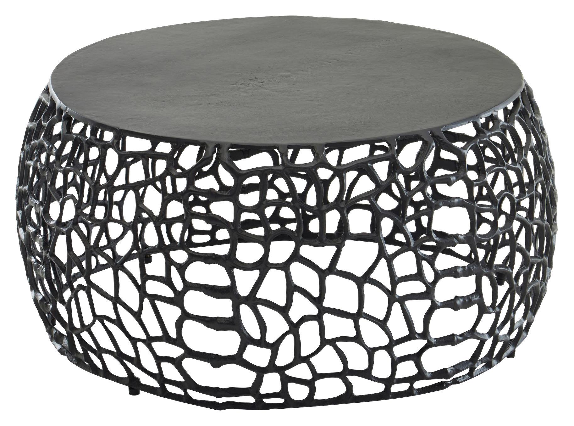 Konferenčný stolík čierny - čierna, Design, kov (66/66/30cm) - MID.YOU