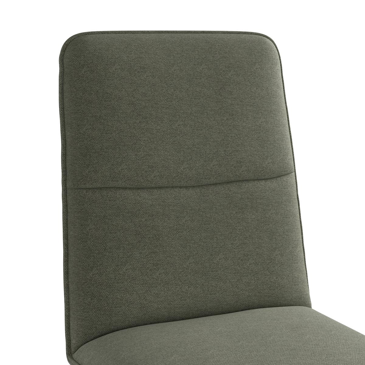 Vierfußstuhl Beluna Ii Webstoff Grün, B: 47cm - Eichefarben/Grün, KONVENTIONELL, Holz/Textil (47/91/44cm) - James Wood