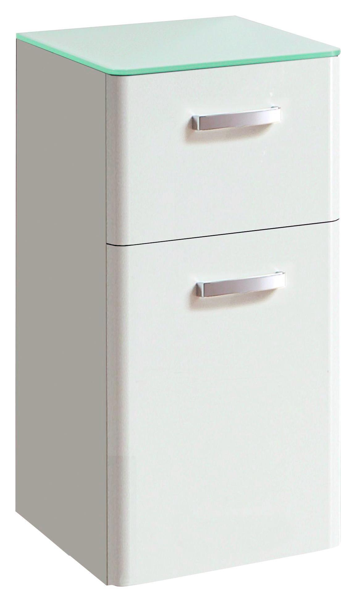 Unterschrank Phönix 35 cm Weiß - Weiß, MODERN, Holzwerkstoff (35/69/35cm)