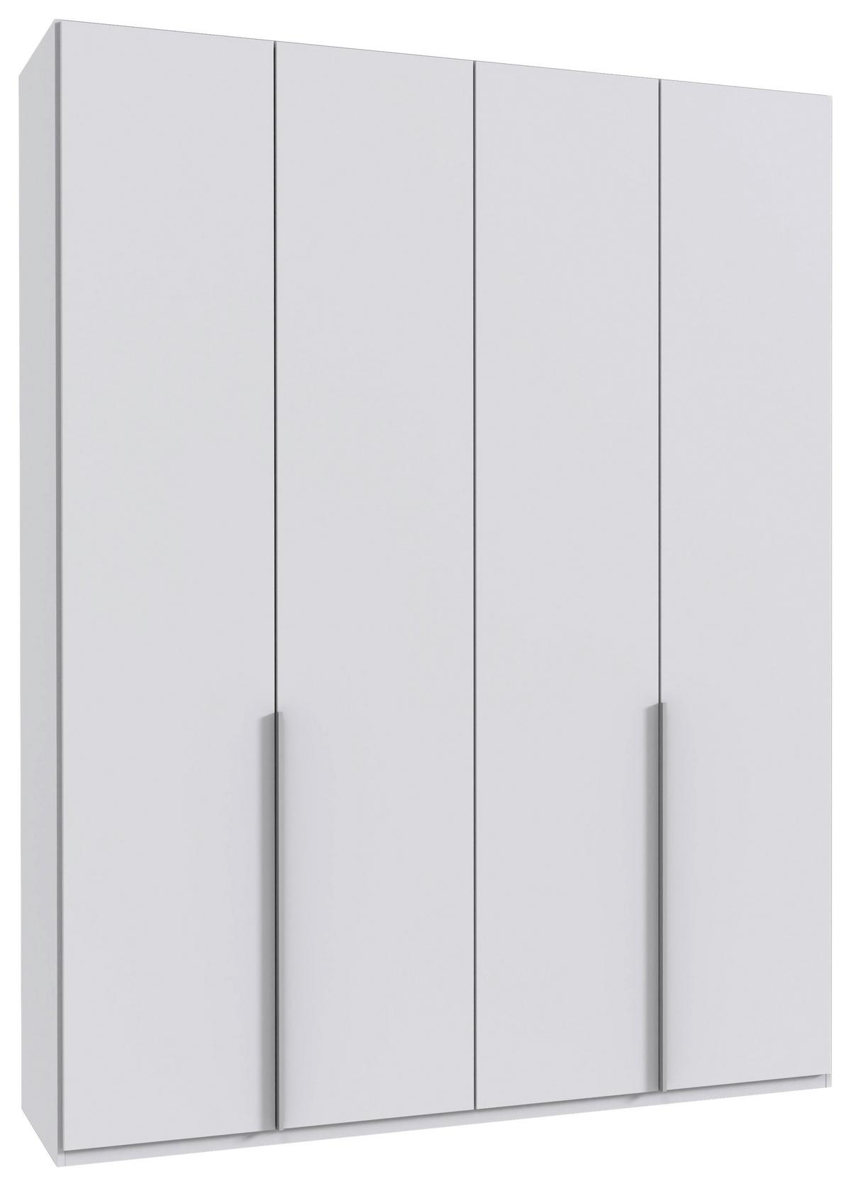 Drehtürenschrank New York Weiß B: 180 cm - Weiß, MODERN, Holzwerkstoff (180/236/58cm) - MID.YOU