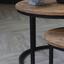 Beistelltisch 3er-Set Capella Echtholz Mangoholz Massiv - Schwarz/Braun, MODERN, Holz/Metall (72/72/46cm) - Livetastic Beistelltisch 3er-Set Capella Echtholz Mangoholz Massiv - Schwarz/Braun, MODERN, Holz/Metall (72/72/46cm) - Livetastic