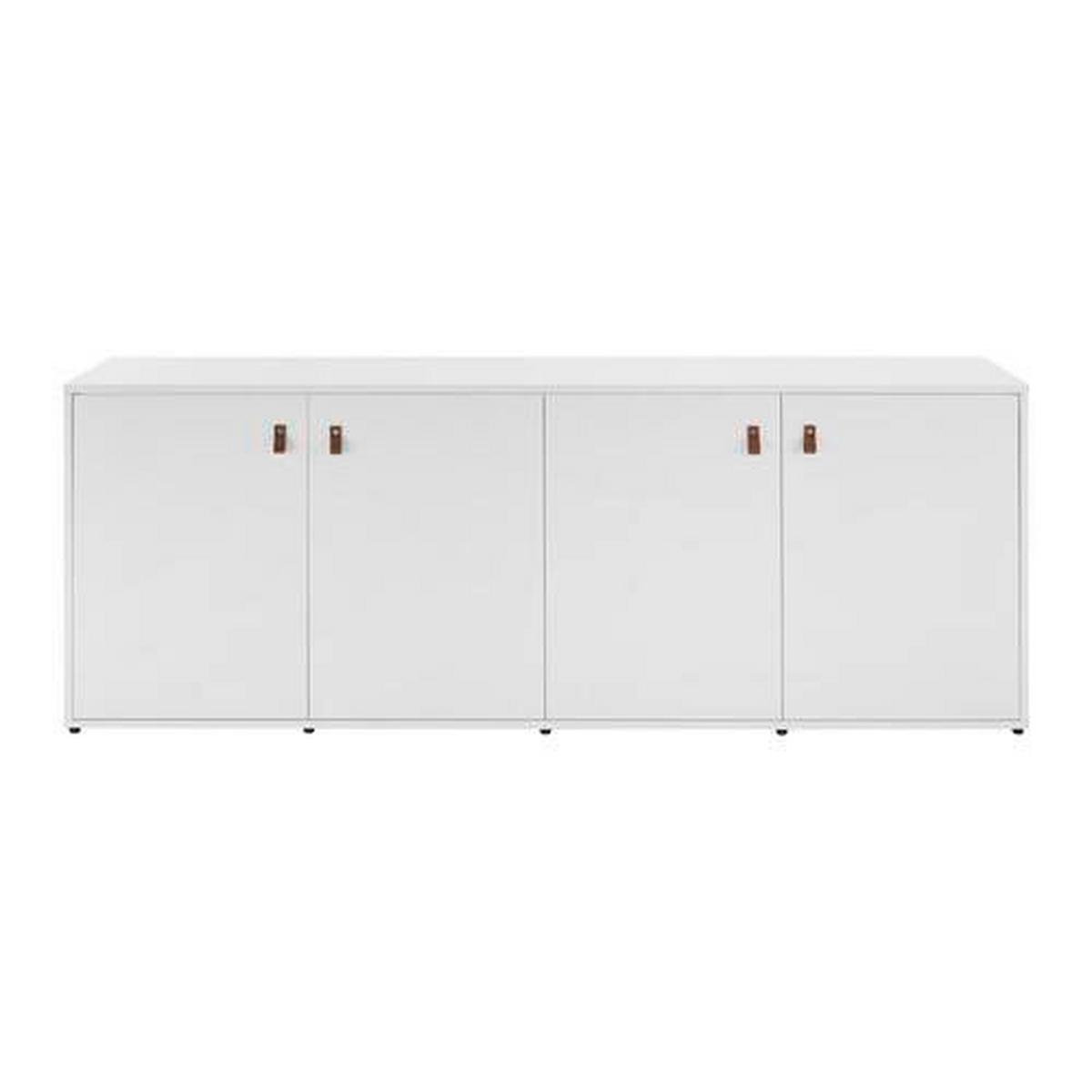 Komoda MICK - hnedá/čierna, Modern, plast (180/69,5/40cm) - Modern Living