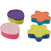 Frischhaltedosen 4er-Set Tiny Big Verschiedene Größen, Bunt - Multicolor, Basics, Kunststoff - Plast Team