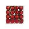 Vianočná guľa 32 ks - červená, Konventionell, plast (3cm) - Mömax
