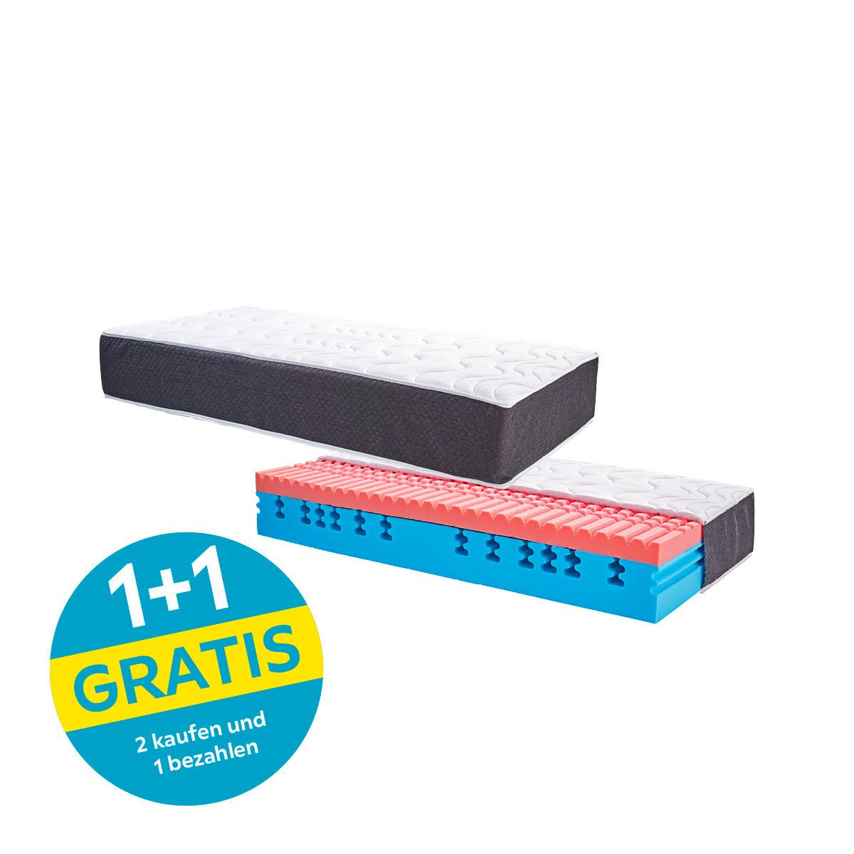 Komfortschaummatratze 3D Deluxe 90x200 cm H2 H: 30 cm - Weiß, KONVENTIONELL, Textil (90/200cm) - Primatex Deluxe