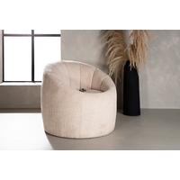 Sessel Warren - Beige, Design, Textil (77/72/80cm) - Livetastic