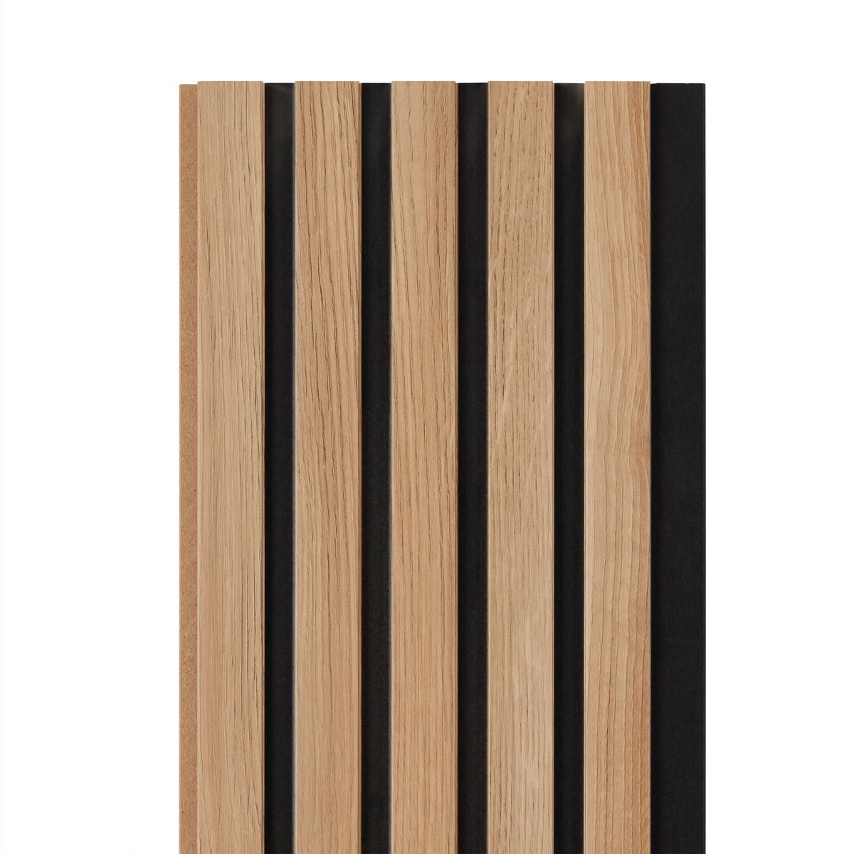 Nástěnný panel Anna vr.ukončovacej lišty, 4ks/sada - dub artisan, Moderní, kompozitní dřevo (74,4/119/1,2cm) - Based