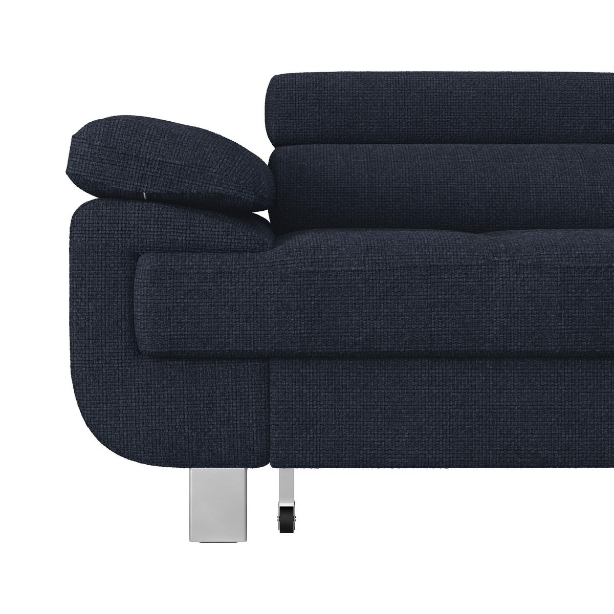 Ecksofa Savona - Dunkelblau, MODERN, Textil (270/230cm) - Ondega