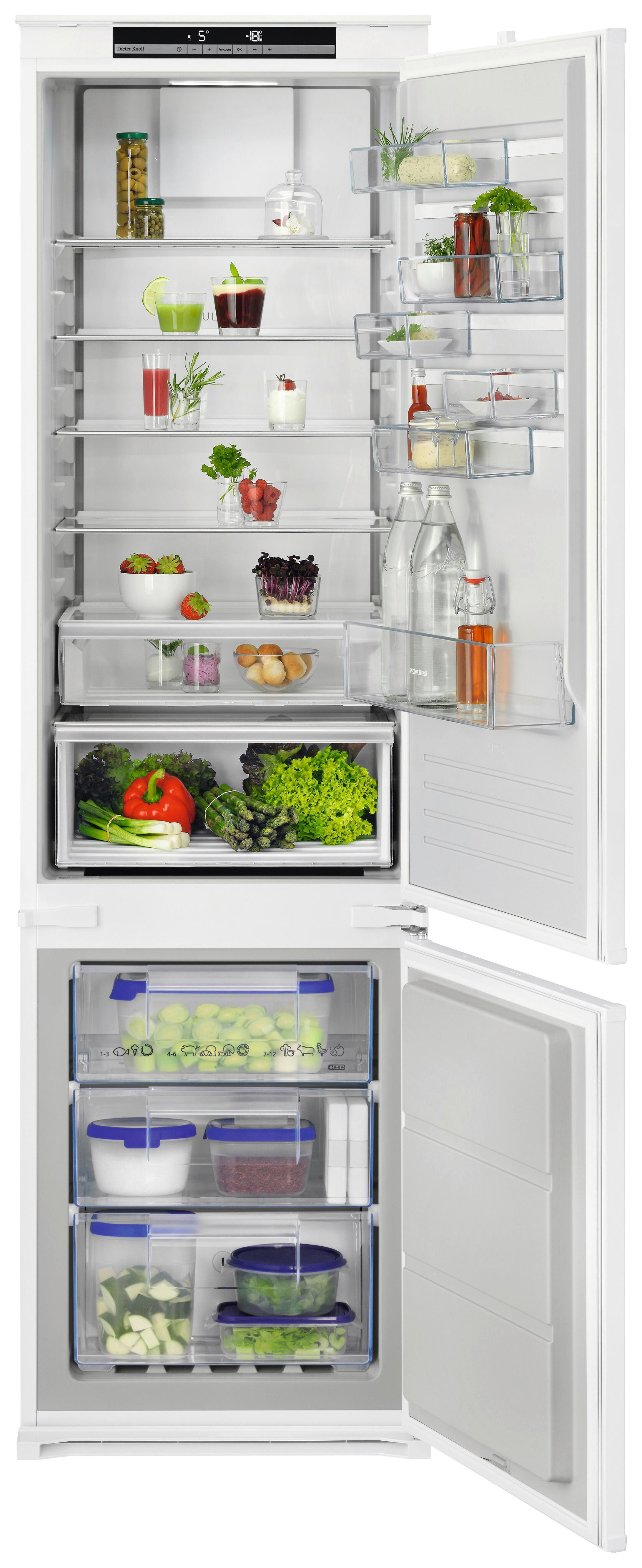 Lednice s mrazákem DKBB2870SK - bílá, Basics, kov/sklo (54/188,4/54,9cm) - Dieter Knoll