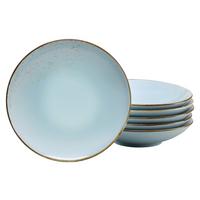 SUPPENTELLERSET 22066 NATURE COLLECTION - Pastellblau, Trend, Keramik (22cm) - Creatable