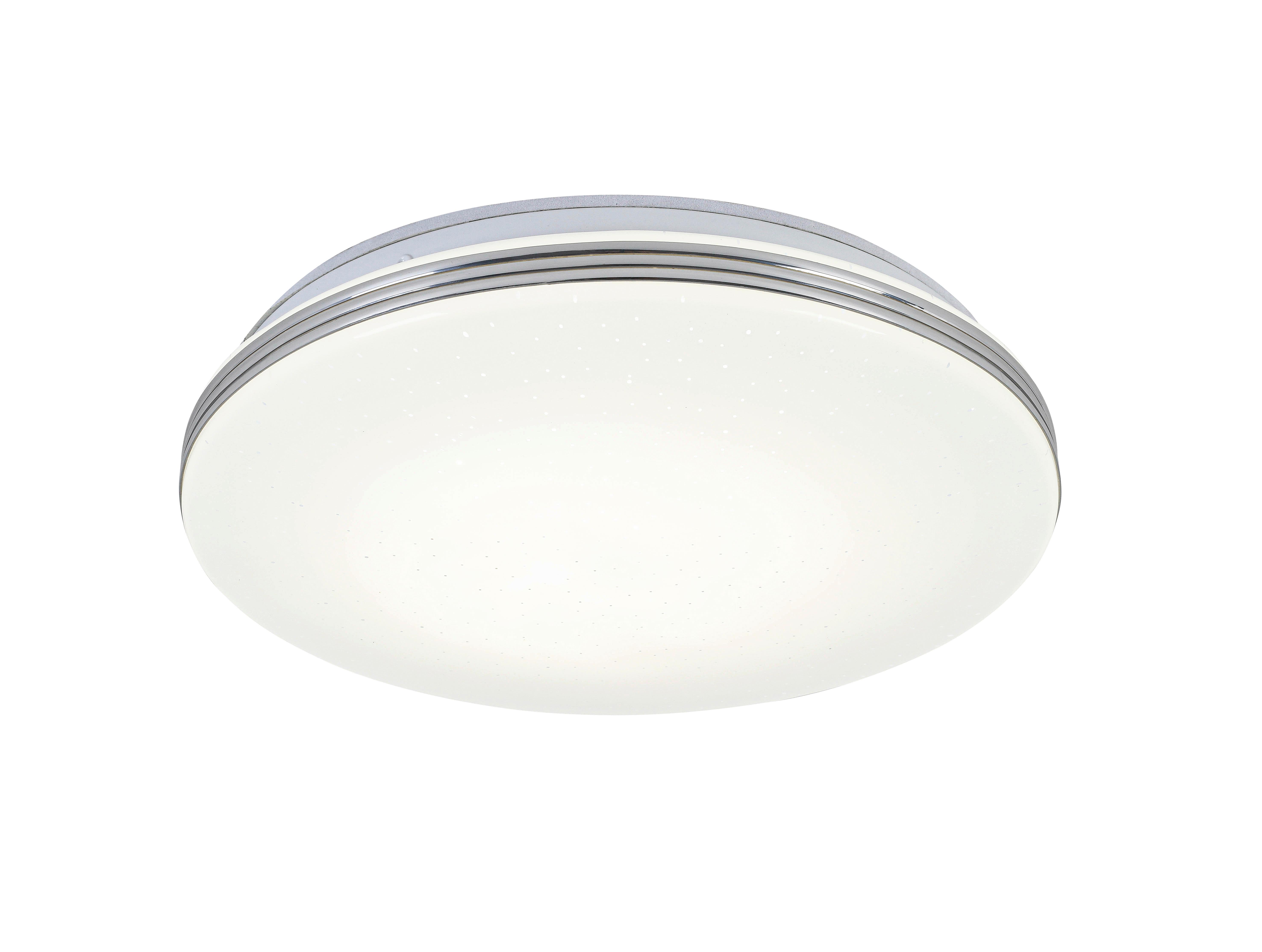 STROPNÉ LED SVIETIDLO CEI - biela/chrómová, Modern, kov/plast (29/6cm) - Mömax