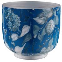 Übertopf Enna - Blau, Basics, Metall (13,5/12,5/13,5cm)