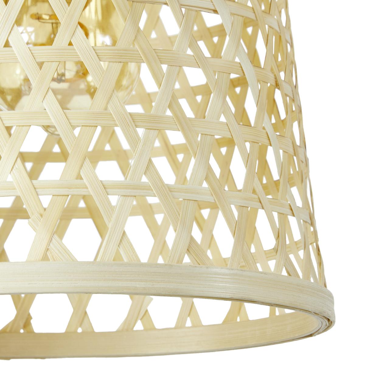 Závěsné svítidlo GAIO - přírodní barvy, Moderní, kov/přírodní materiály (80/21/130cm) - Bessagi Home