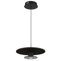 LED-Hängeleuchte 15647s - Schwarz, Basics, Kunststoff/Textil (38/150cm) - Globo