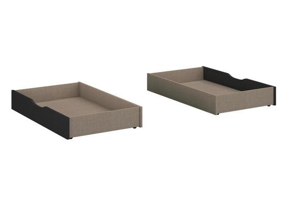 Bettkasten Borneo B: 59 cm Grau - Grau, Basics, Holzwerkstoff/Kunststoff (59/16/108cm) Bettkasten Borneo B: 59 cm Grau - Grau, Basics, Holzwerkstoff/Kunststoff (59/16/108cm)