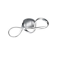 LED-Deckenleuchte R67091106 Perugia - Chromfarben, Design, Metall (60/22/18cm)