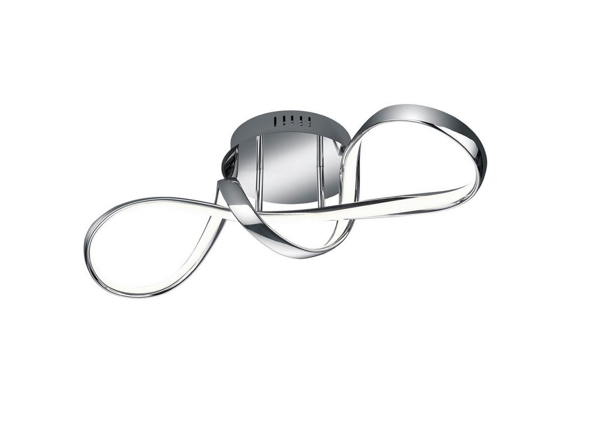 LED-Deckenleuchte R67091106 Perugia - Chromfarben, Design, Metall (60/22/18cm)