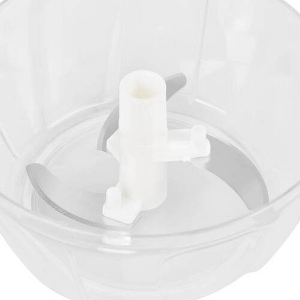 Universalzerkleiner Georgina D/h: Ca. 12,5/9,3 Cm - Transparent/Weiß, KONVENTIONELL, Kunststoff/Metall (12,5/9,3cm) - James Wood