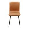 Jedálenská Stolička Elif - hrdzavá/tmavosivá, Moderný, kov/textil (43/86/55cm) - Modern Living